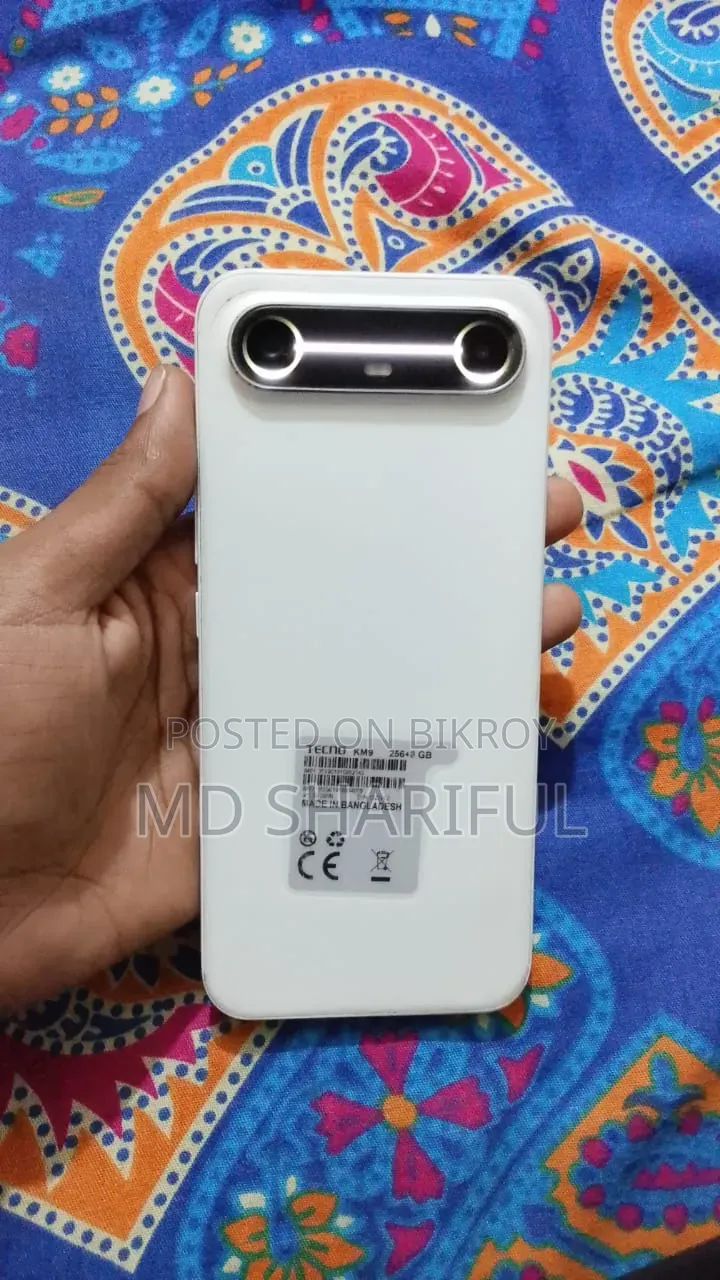 নিউ টেকনো পোভা স্লিম ৫জি ২৫৬ জিবি হোয়াইট