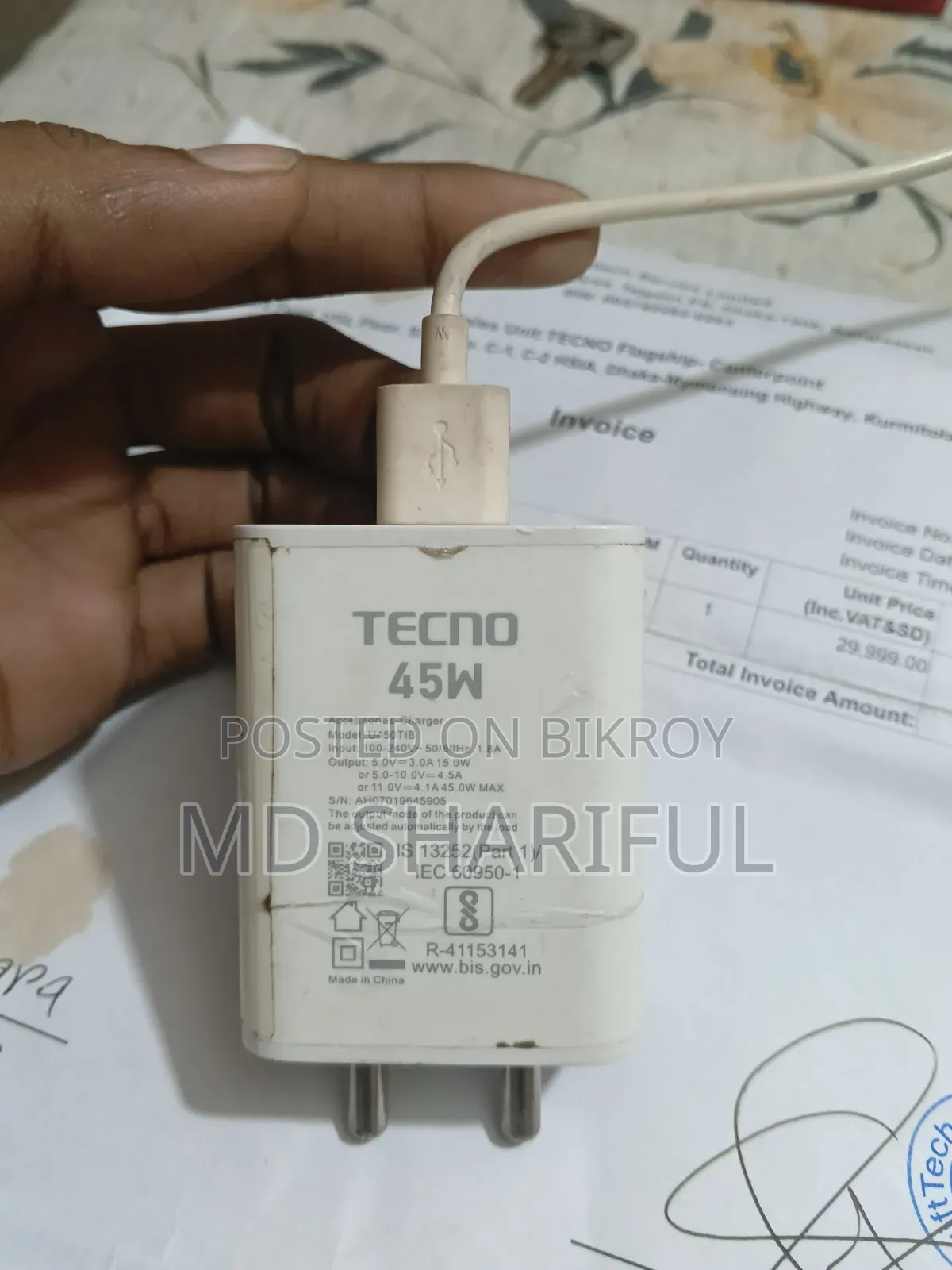 নিউ টেকনো পোভা স্লিম ৫জি ২৫৬ জিবি হোয়াইট