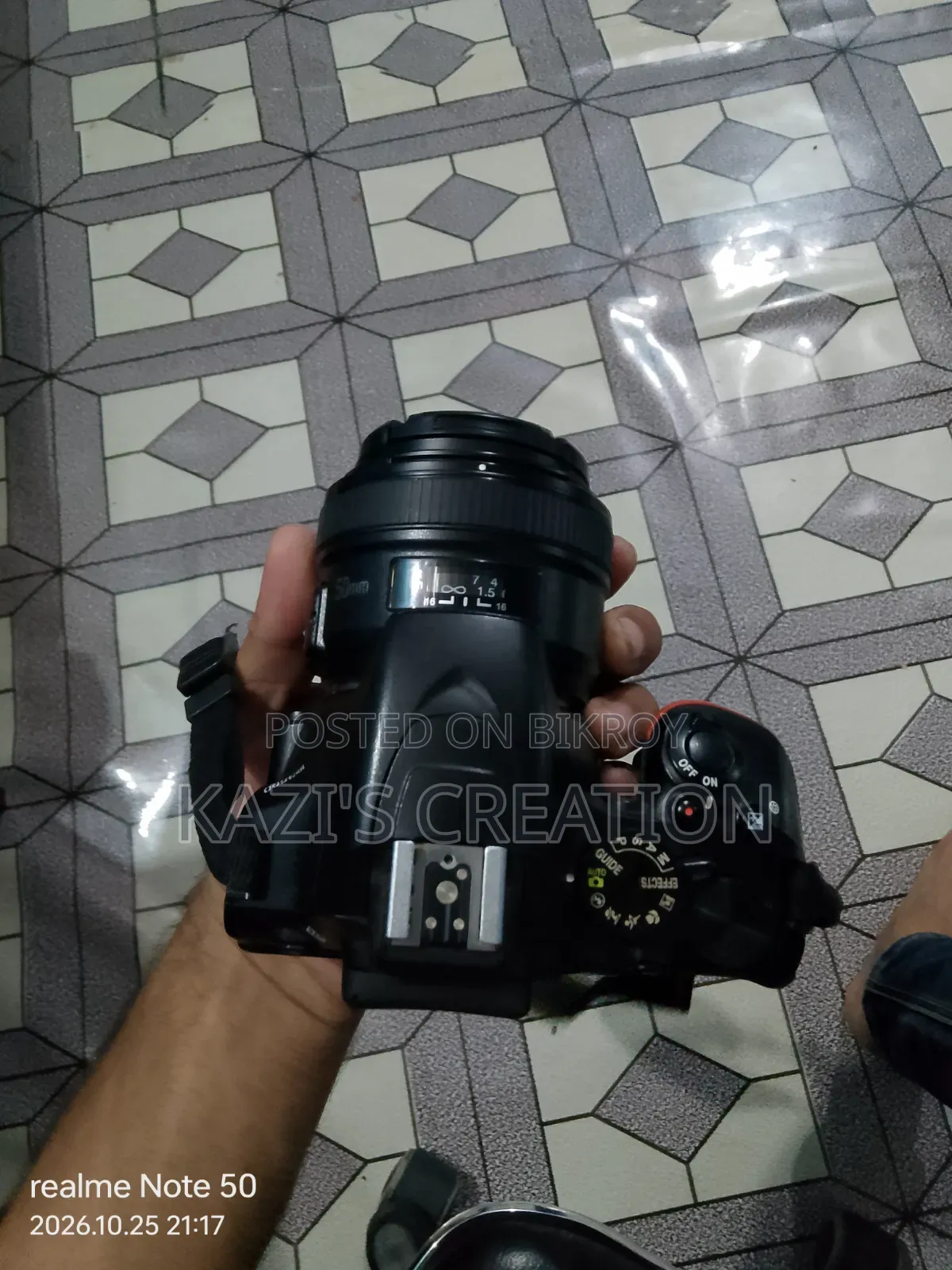 Nikon D3400 With 50mm Prime Lens