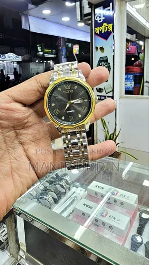 🔥স্টাইলিশ OLEVS ডিজাইনের প্রিমিয়াম লুকের ঘড়ি ⌚ আকর্ষণীয় = ডে-ডেট ডিসপ্লে