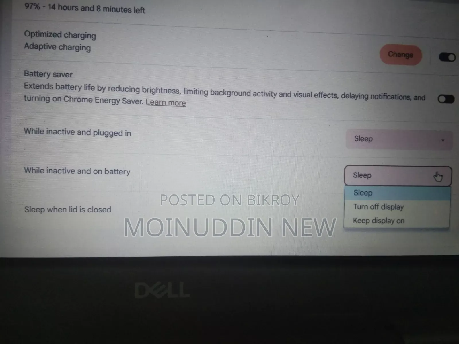 Laptop Dell Chromebook 3100 4GB Intel Atom SSD 128GB