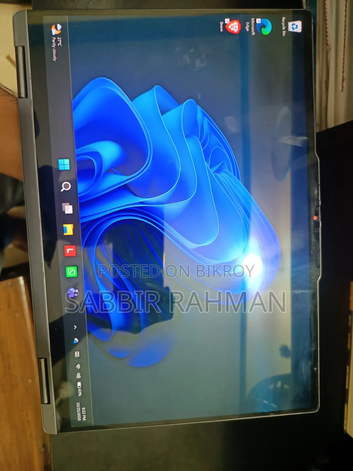 Laptop Lenovo Yoga 7i 16GB Intel Core i7 SSD 512GB