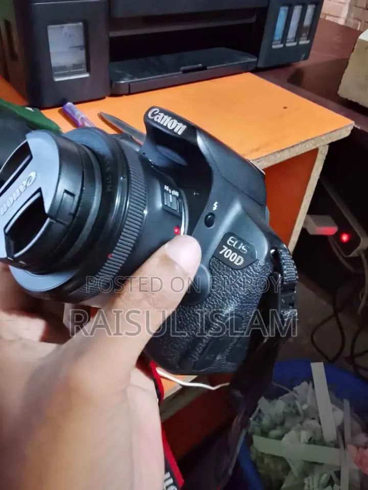 Canon 700d With 50mm 1.8g Prime Lens