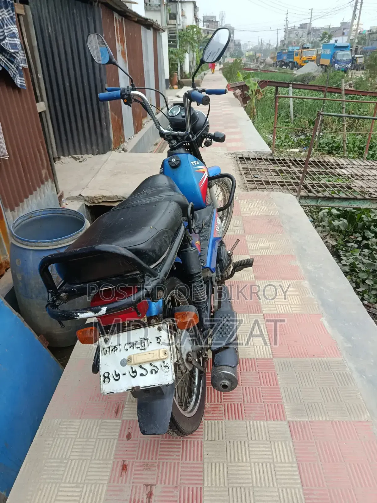 TVS XL 100 2025 Blue