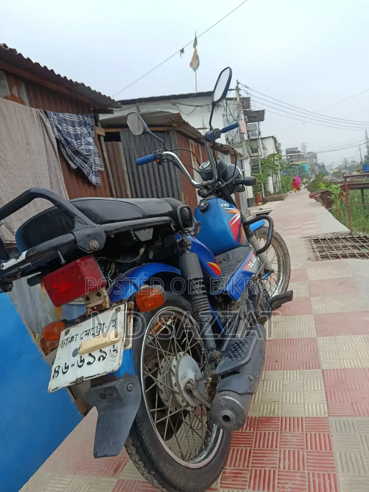 TVS XL 100 2025 Blue
