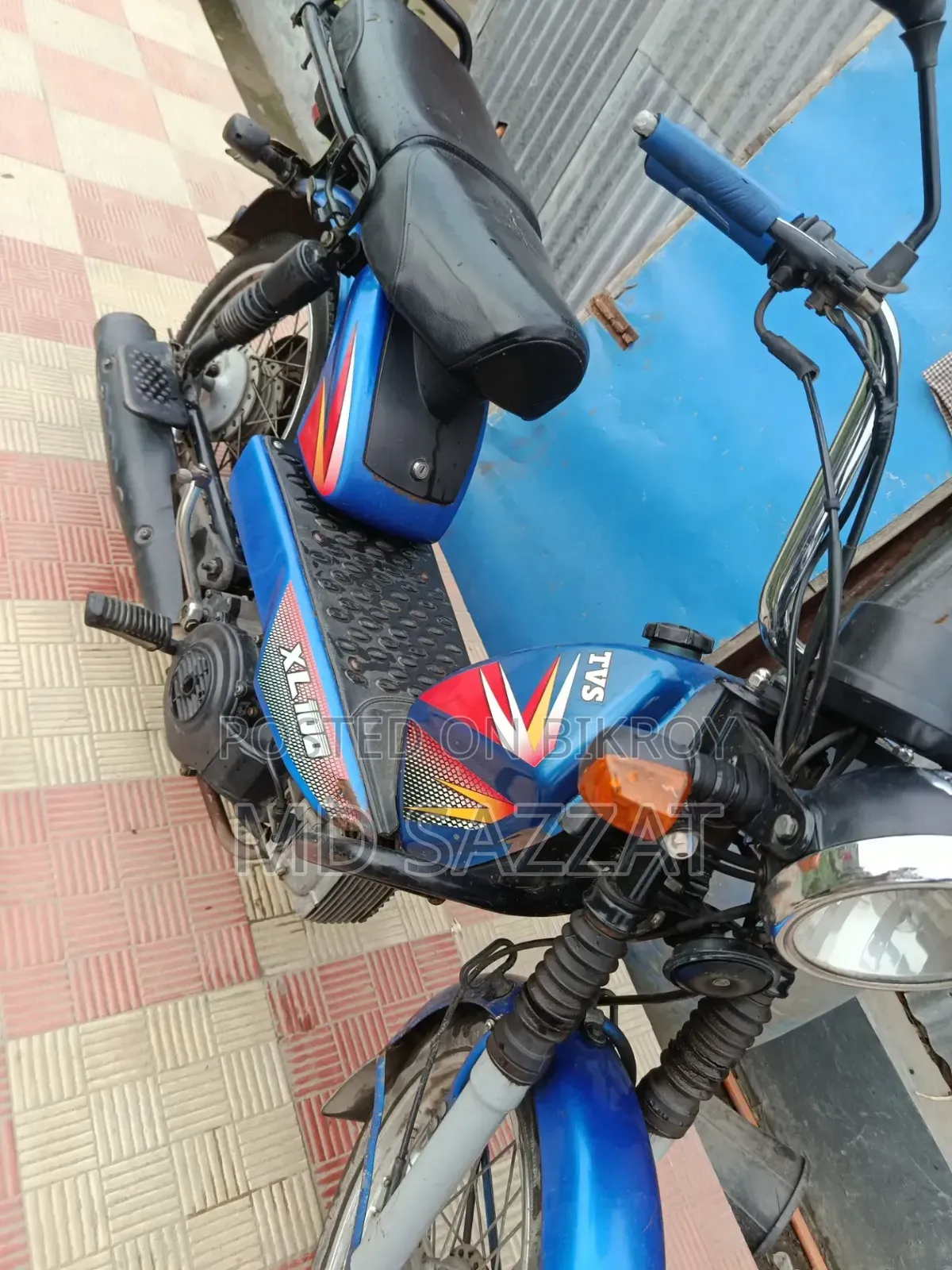TVS XL 100 2025 Blue