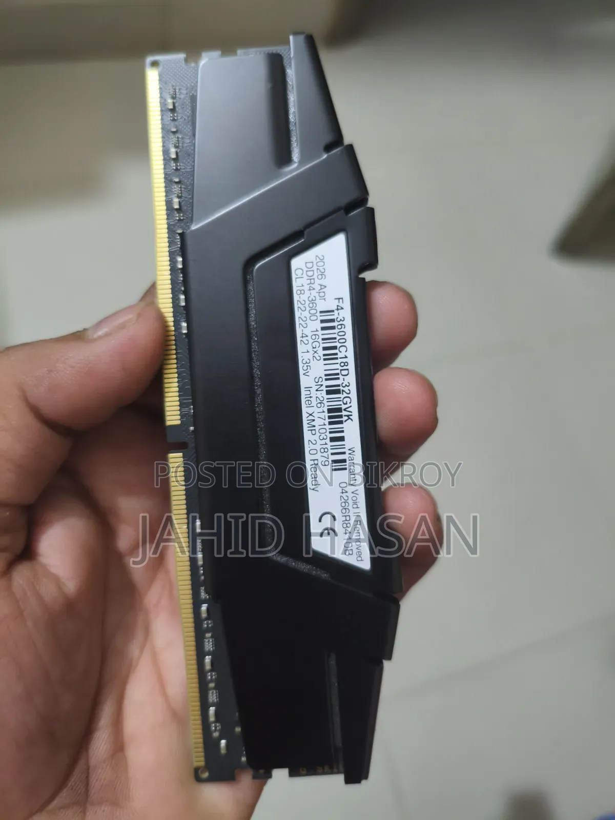 G Skill 16 GB DDR 4 RAM
