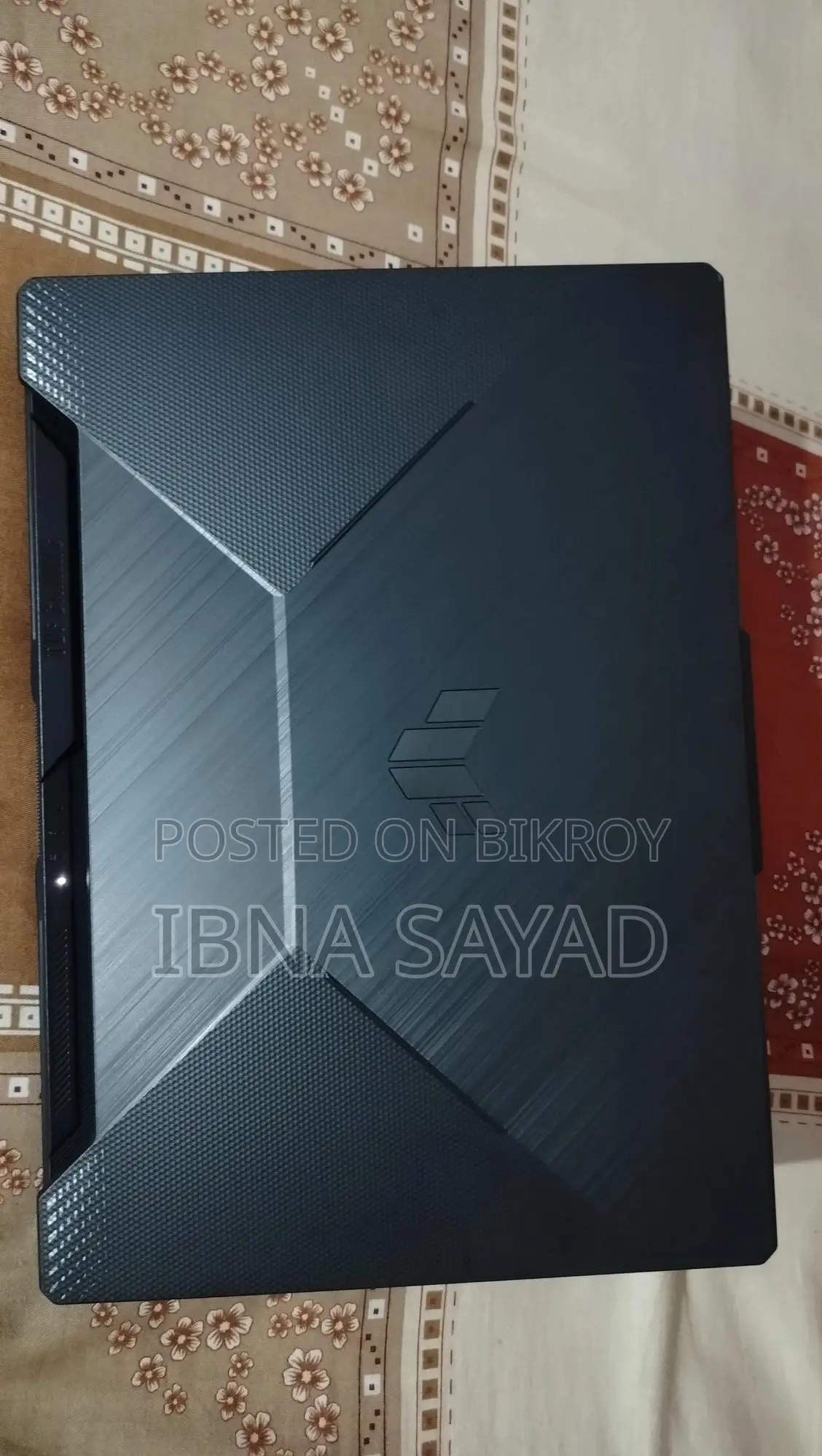 ল্যাপটপ আসুস টিইউএফ গেমিং এ১৫ ১৬ জিবি এএমডি রাইজেন ৭ এসএসডি ৫১২ জিবি