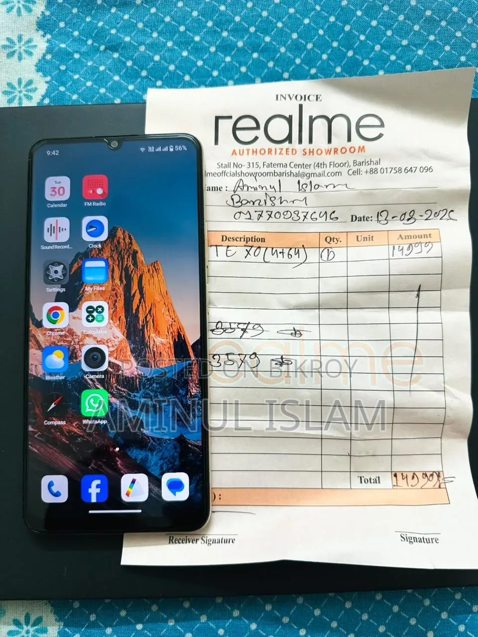 Realme Note 70 128 GB Gold