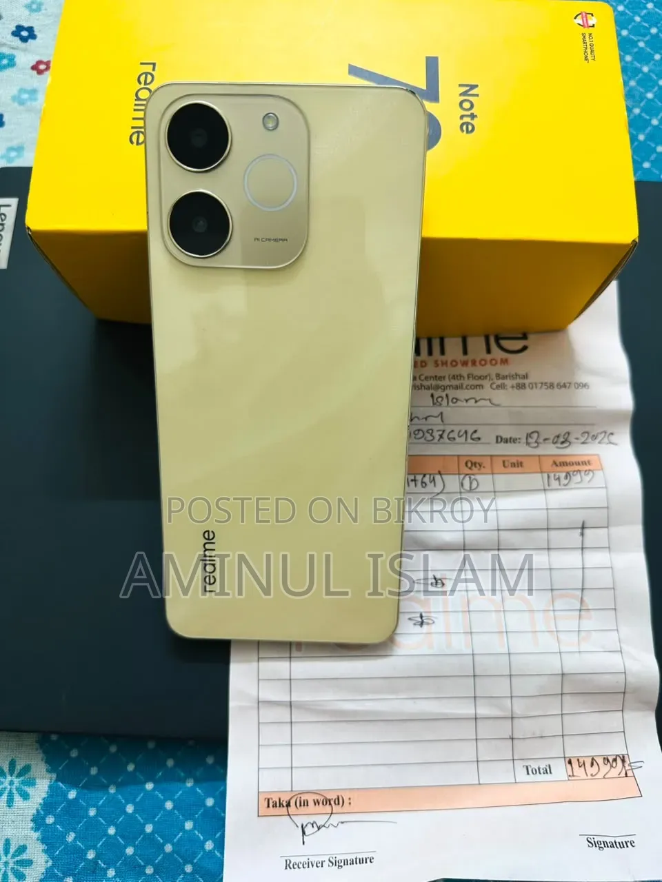 Realme Note 70 128 GB Gold
