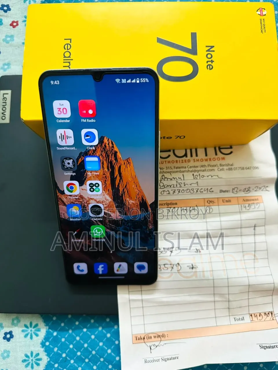 Realme Note 70 128 GB Gold