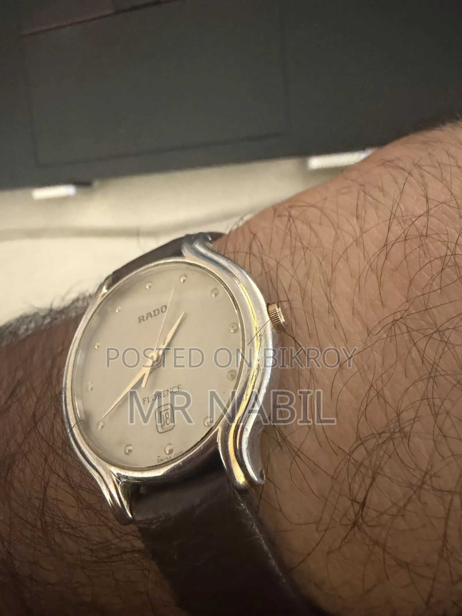 Rado Florence Original 18k Gold Dial 1980s Watch