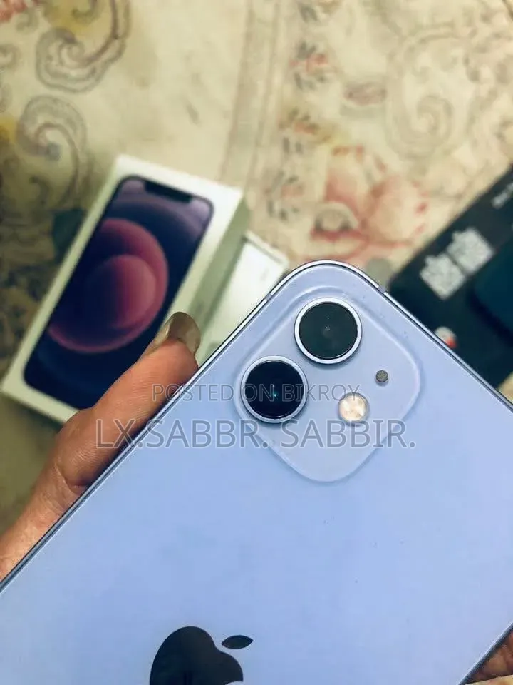 নতুন অ্যাপল আইফোন ১২ ১২৮ জিবি পার্পল