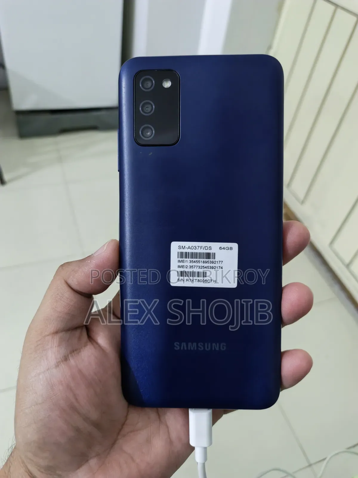 নতুন স্যামসাং গ্যালাক্সি A03s ৬৪ জিবি বেগুনি