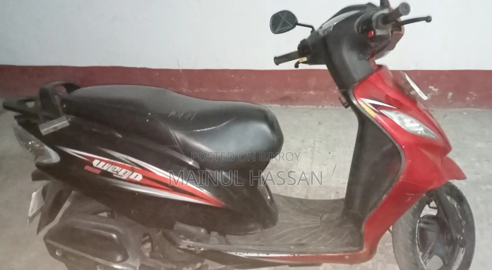 TVS Wego 2016 Red