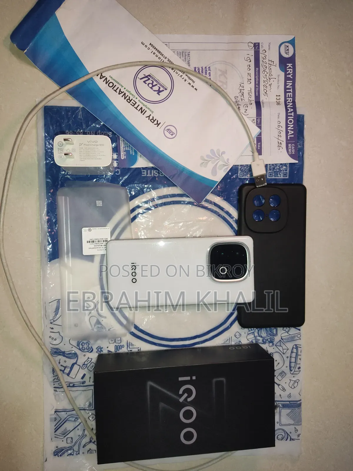 Vivo iQOO Z10 Turbo+ 256 GB White