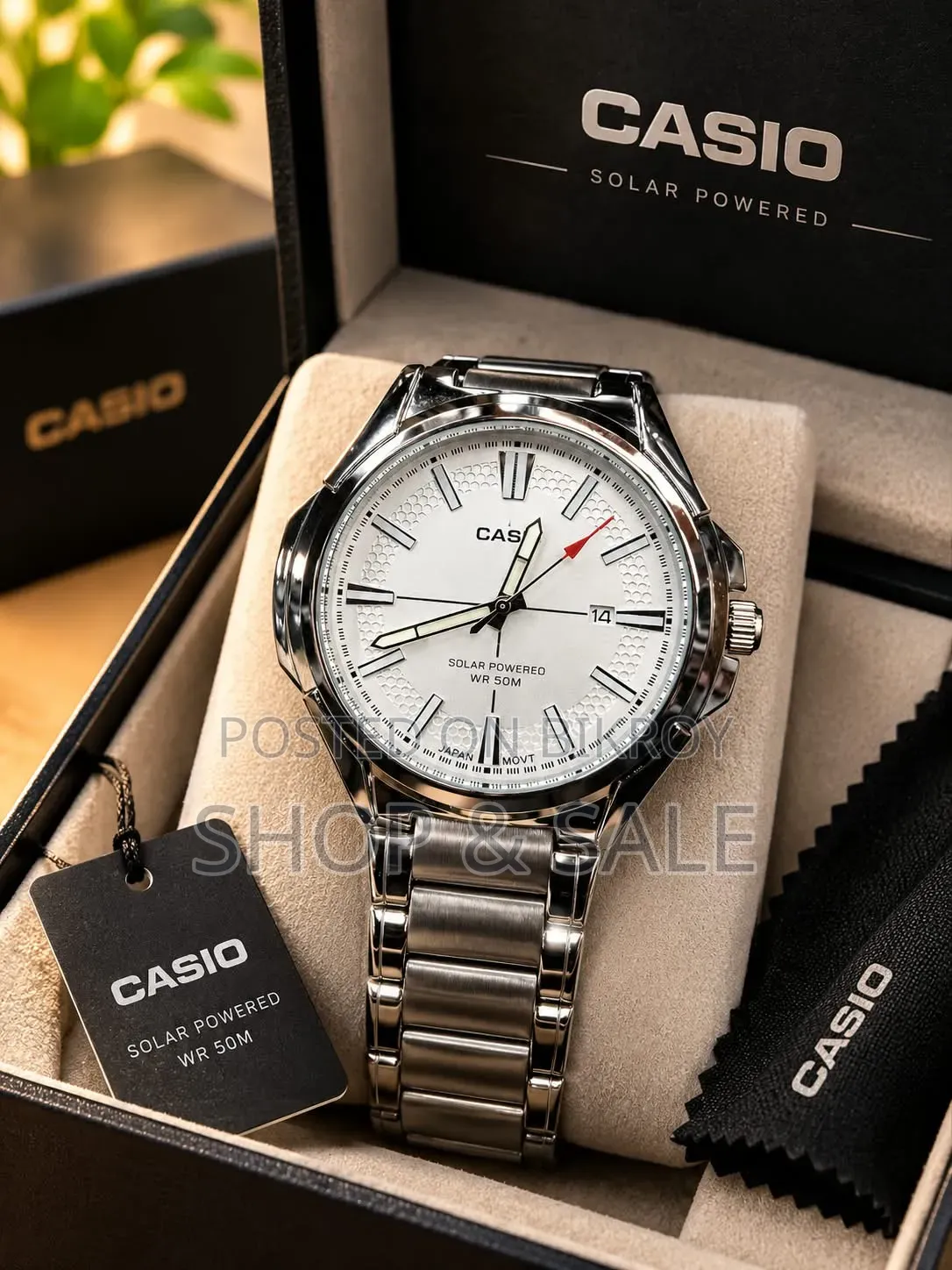 Casio Premium Stainless Steel Watch – CD Lock