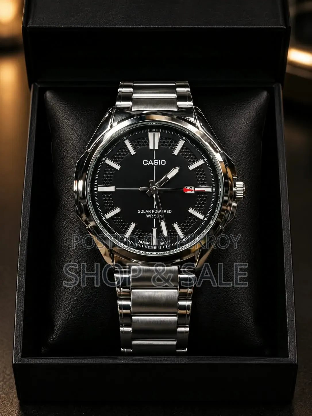Casio Premium Stainless Steel Watch – CD Lock