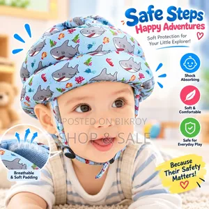 Baby Safety Head Protector Helmet – 360° Anti-Fall Protection Cap