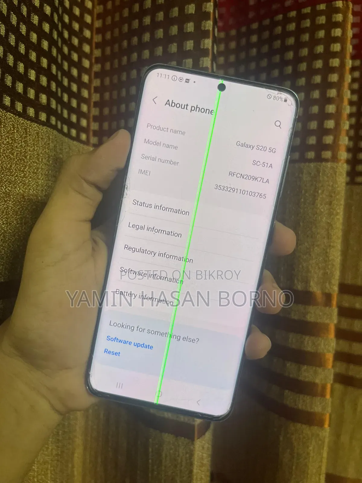Samsung Galaxy S20 128 GB Silver