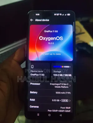 ওয়ানপ্লাস ১১ ২৫৬ জিবি ব্ল্যাক