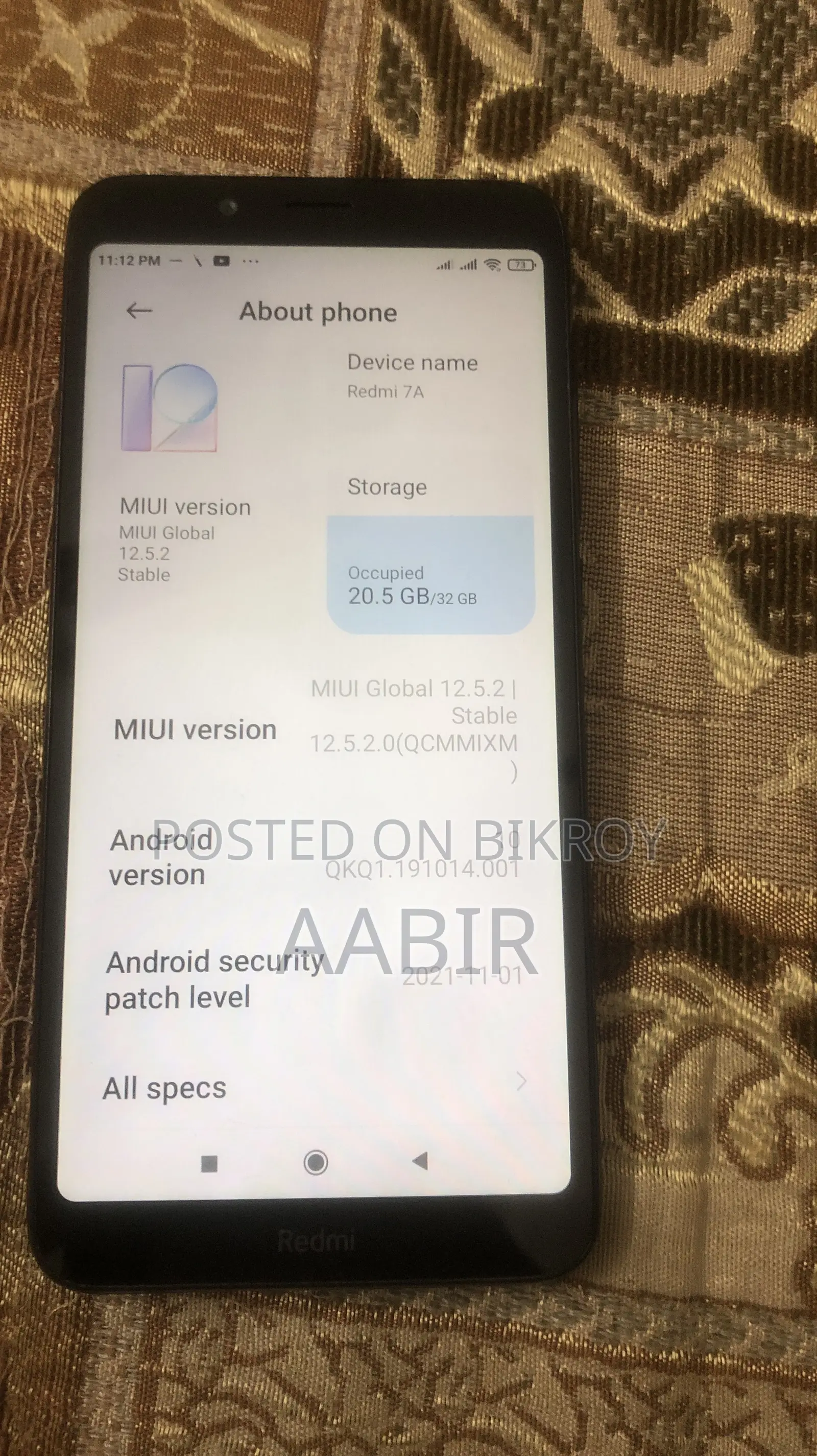 Xiaomi Redmi 7A 32 GB Black
