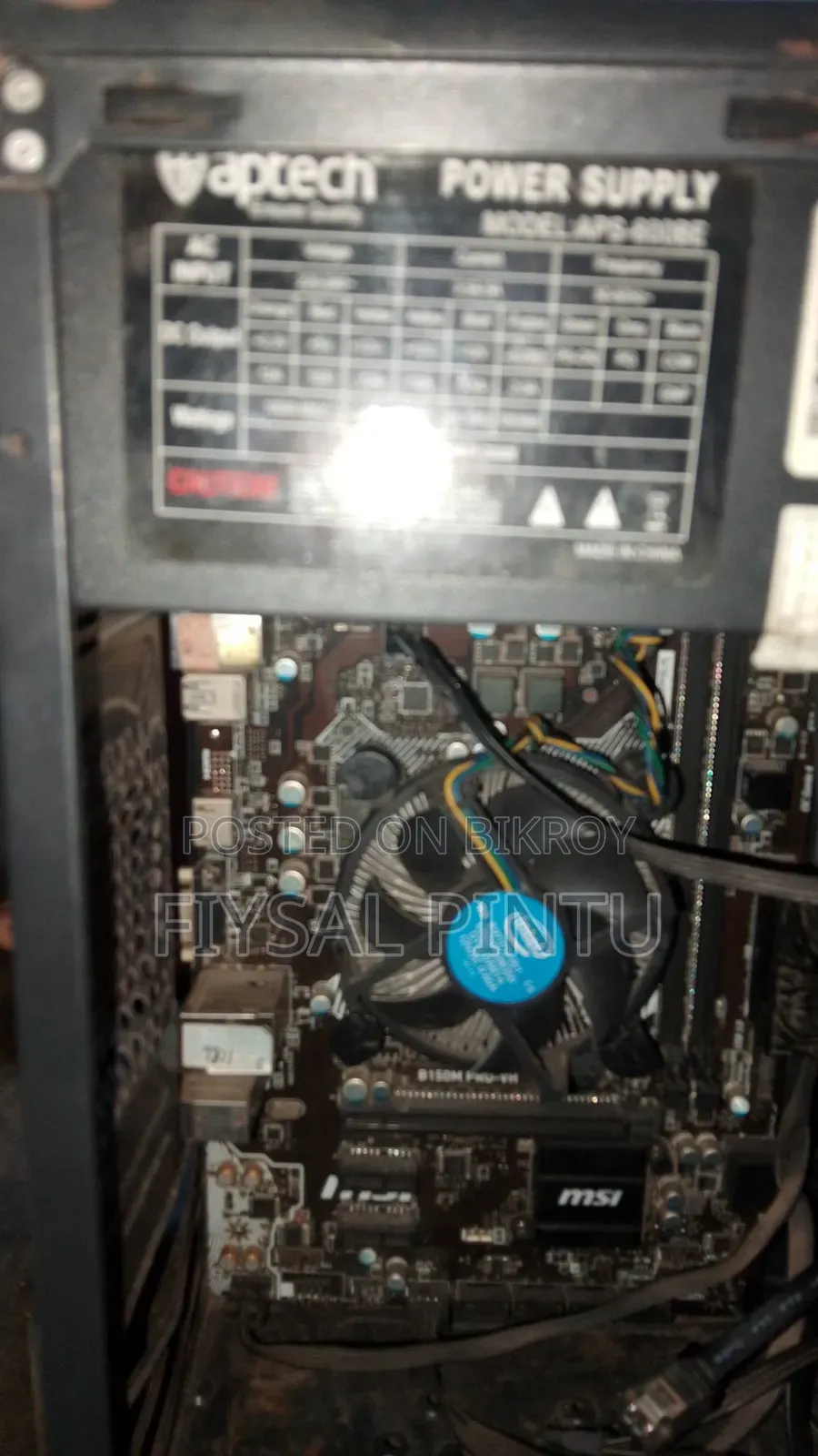 Desktop Computer MSI 4GB Intel Core i3 HDD 500GB