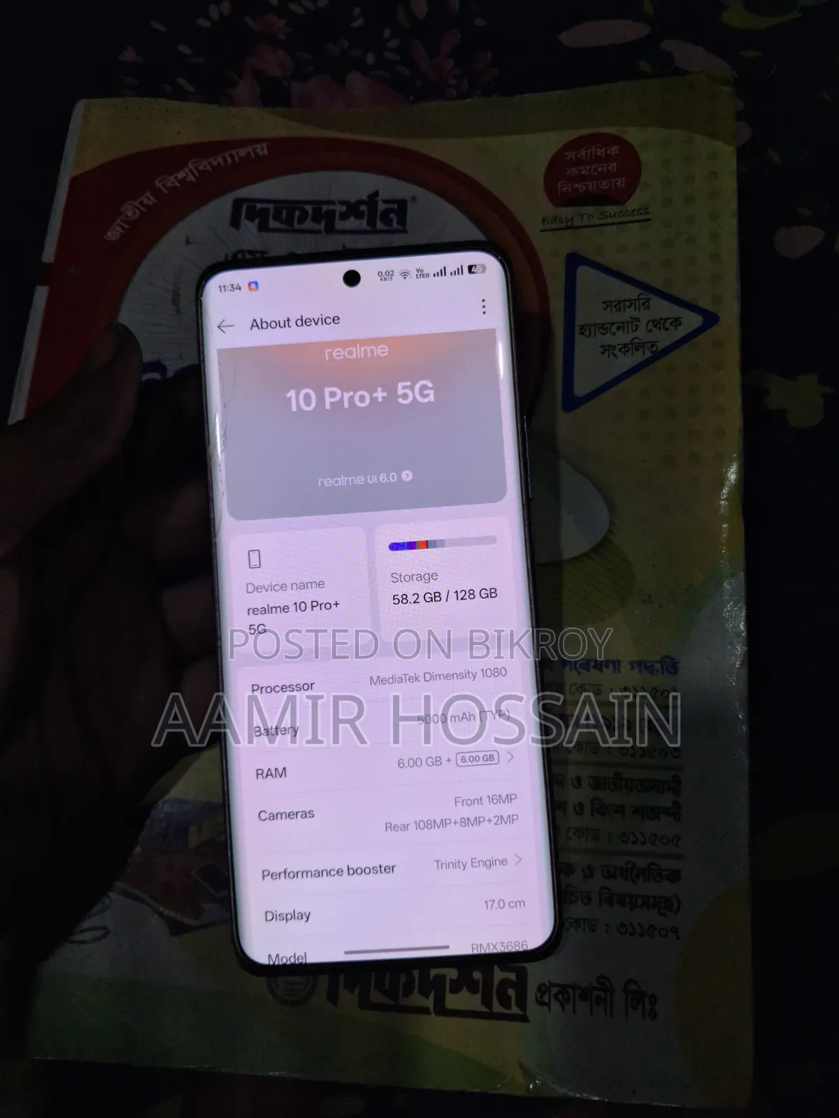 Realme 10 Pro+ 128 GB Black