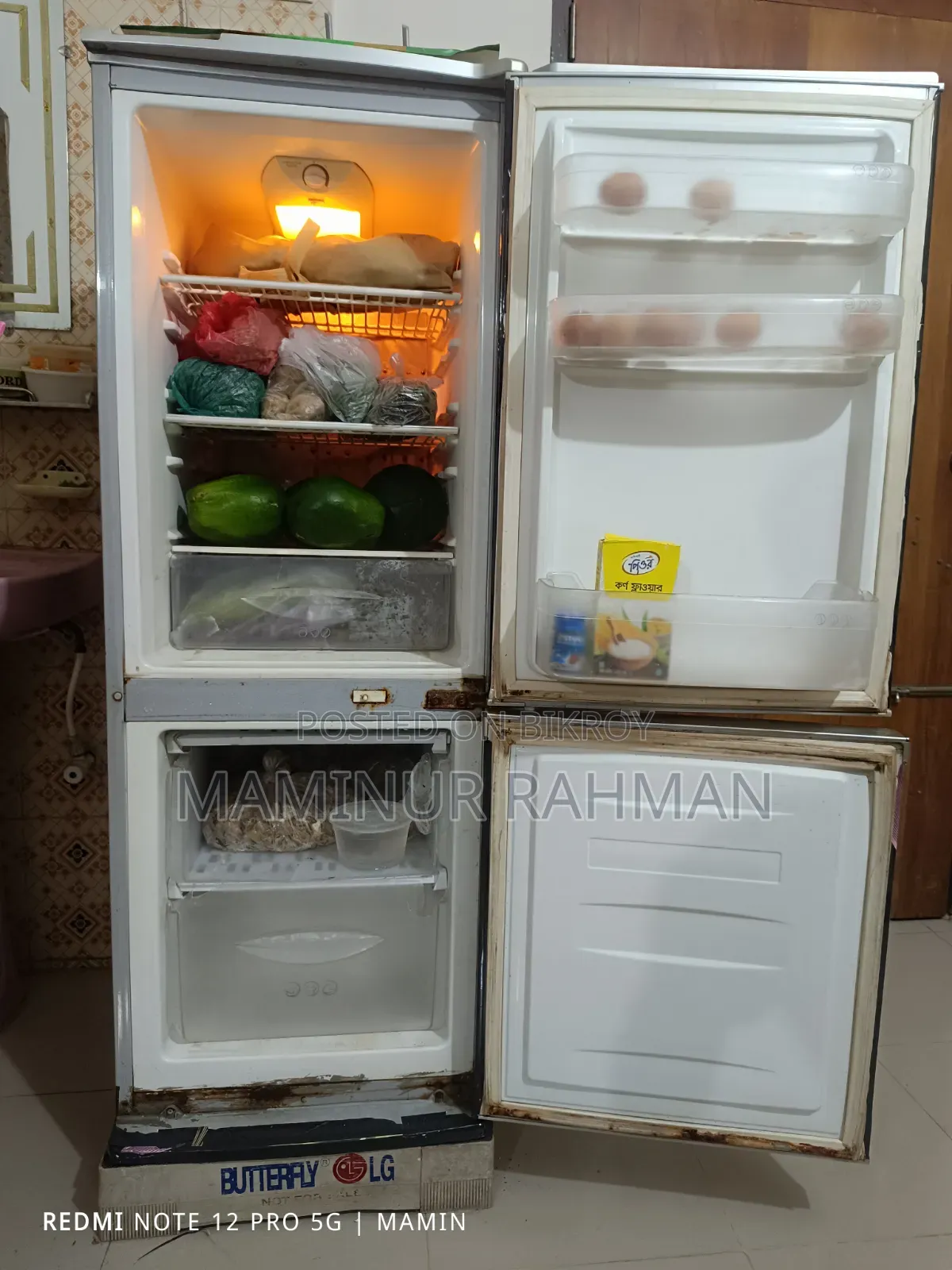 Very good fridge. I need a big fridge so I will sell it.