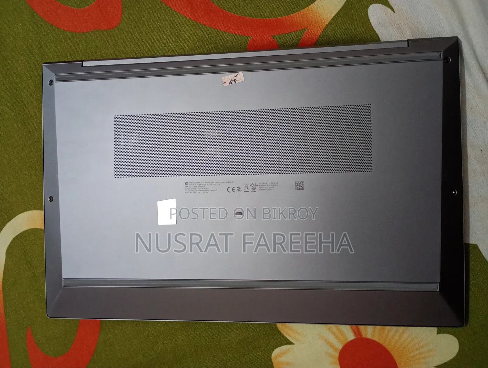 ল্যাপটপ HP ZBook Firefly G8 16GB ইন্টেল কোর i7 SSD 512GB