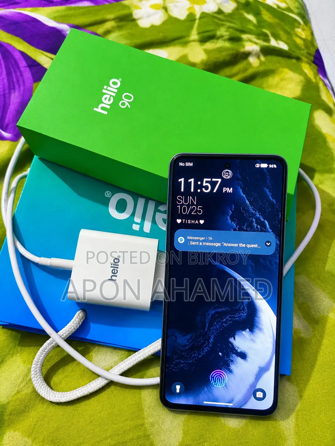 হেলিও ৯০ ১২৮ জিবি সাদা