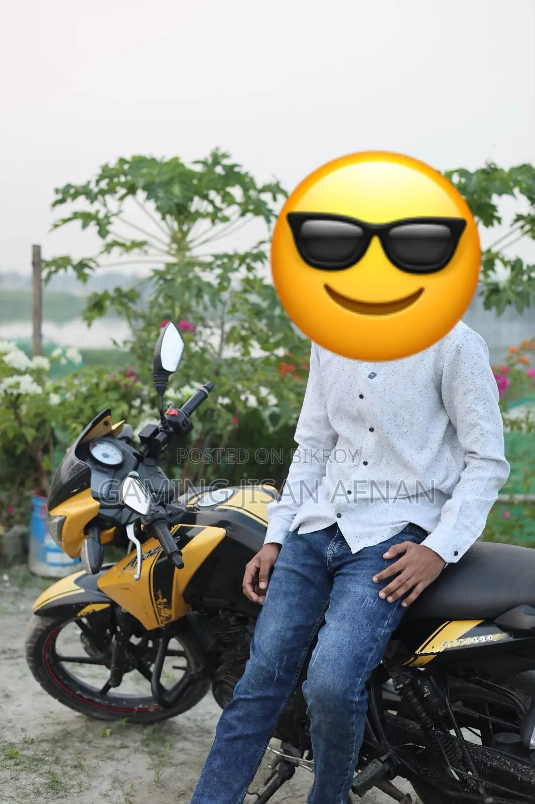 TVS Apache RTR 160 2V 2012 Yellow