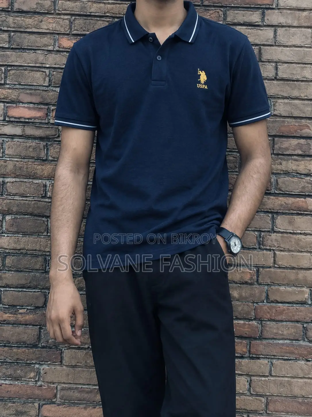 US POLO ASSN Navy Blue Polo
