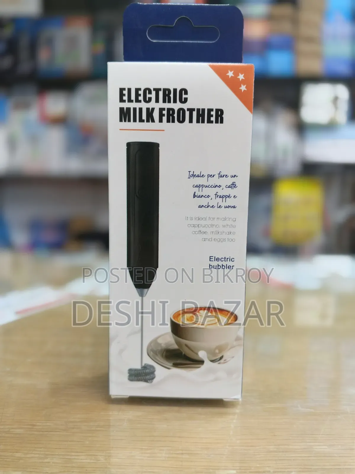 Electric Milk Frother -Portable Coffee Maker