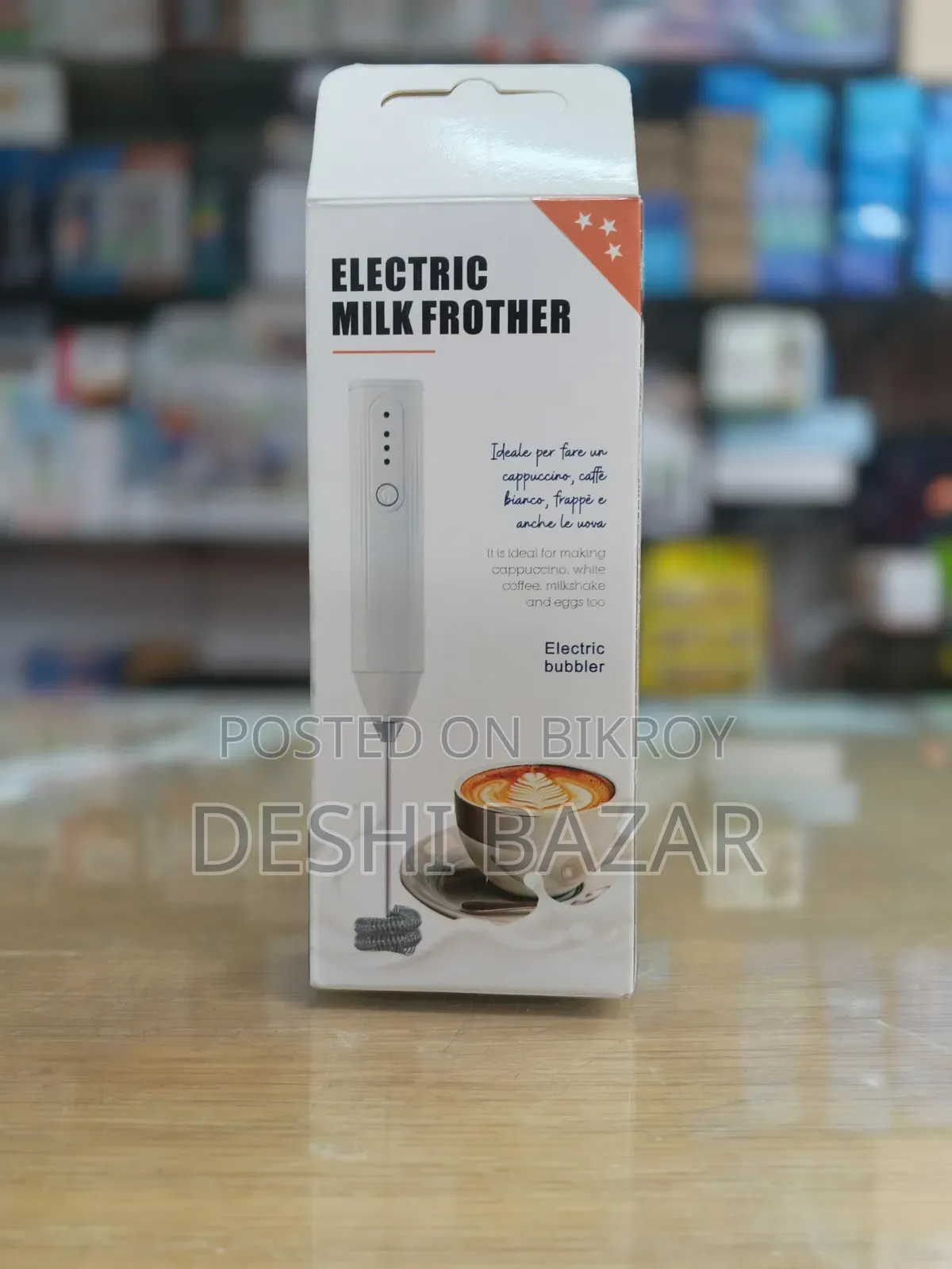 Electric Milk Frother -Portable Coffee Maker