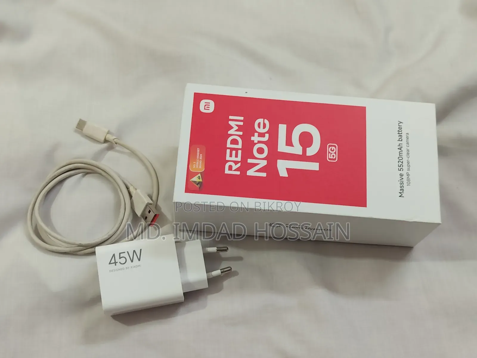 শাওমি রেডমি নোট ১৫ ২৫৬ জিবি ব্ল্যাক