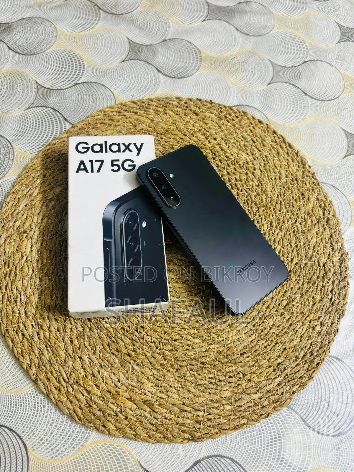 স্যামসাং গ্যালাক্সি এ১৭ ৫জি ২৫৬ জিবি ব্ল্যাক
