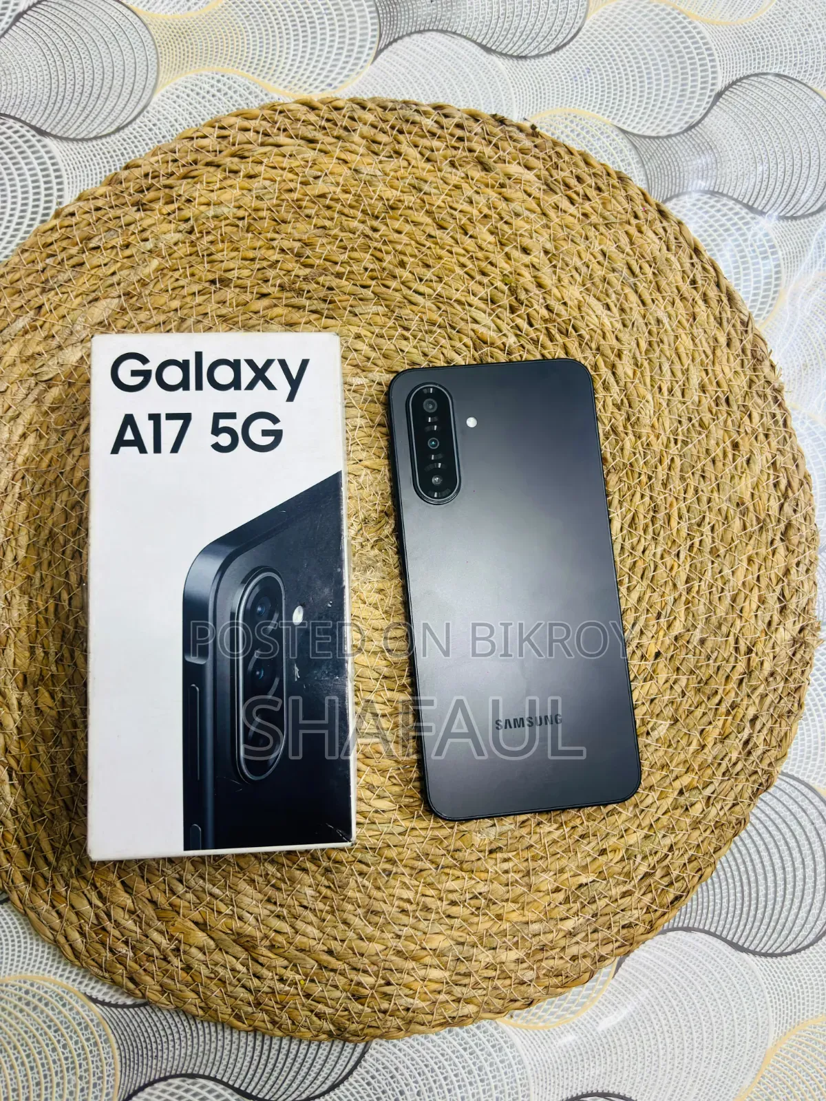 স্যামসাং গ্যালাক্সি এ১৭ ৫জি ২৫৬ জিবি ব্ল্যাক