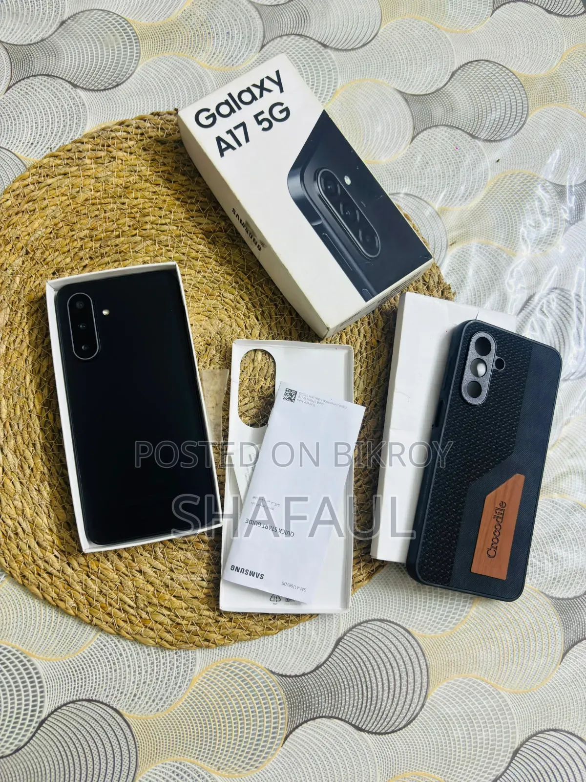 স্যামসাং গ্যালাক্সি এ১৭ ৫জি ২৫৬ জিবি ব্ল্যাক