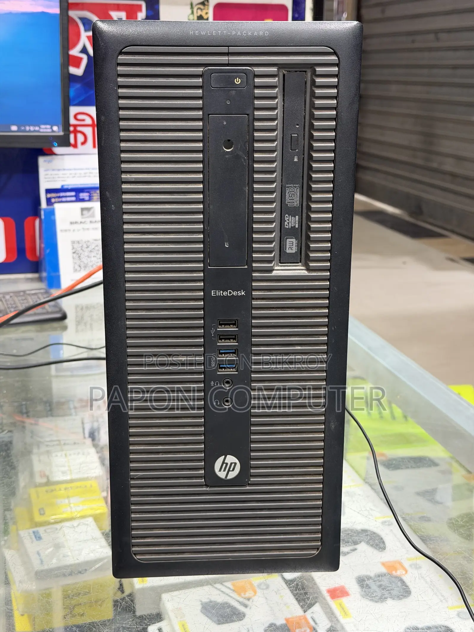 Desktop Computer HP EliteDesk 800 4GB Intel Core i5 SSD 128GB