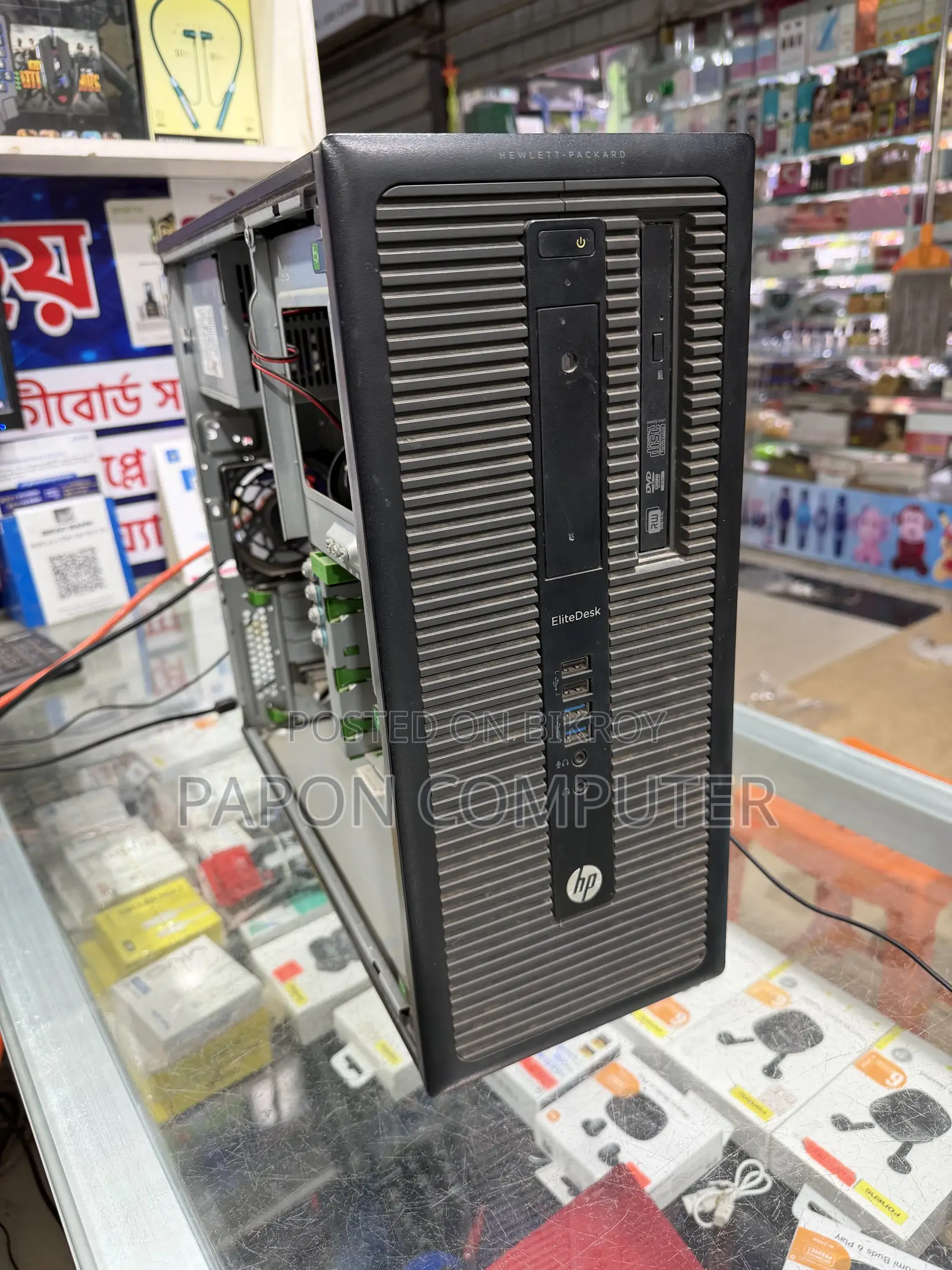 Desktop Computer HP EliteDesk 800 4GB Intel Core i5 SSD 128GB