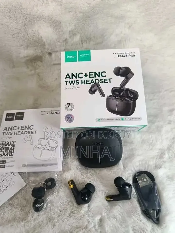 Hoco EQ34 Plus ANC+ENC TWS Earbuds
