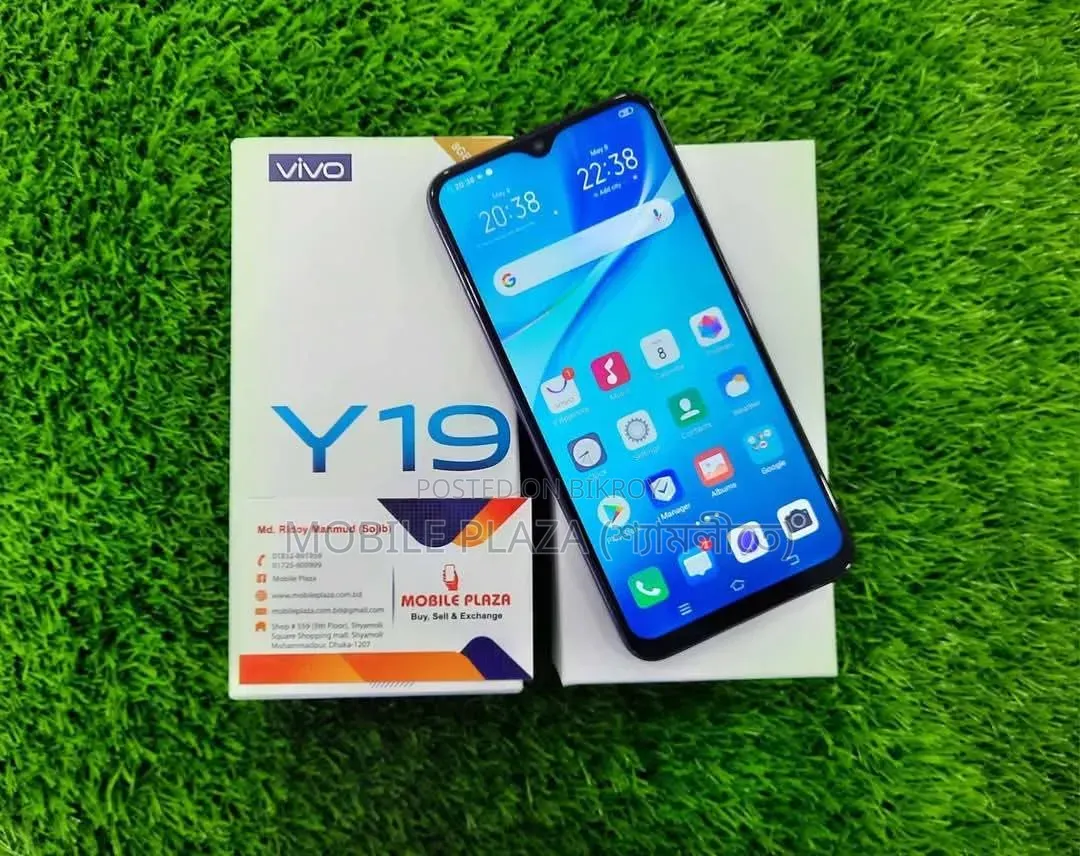 New Vivo Y19 128 GB White