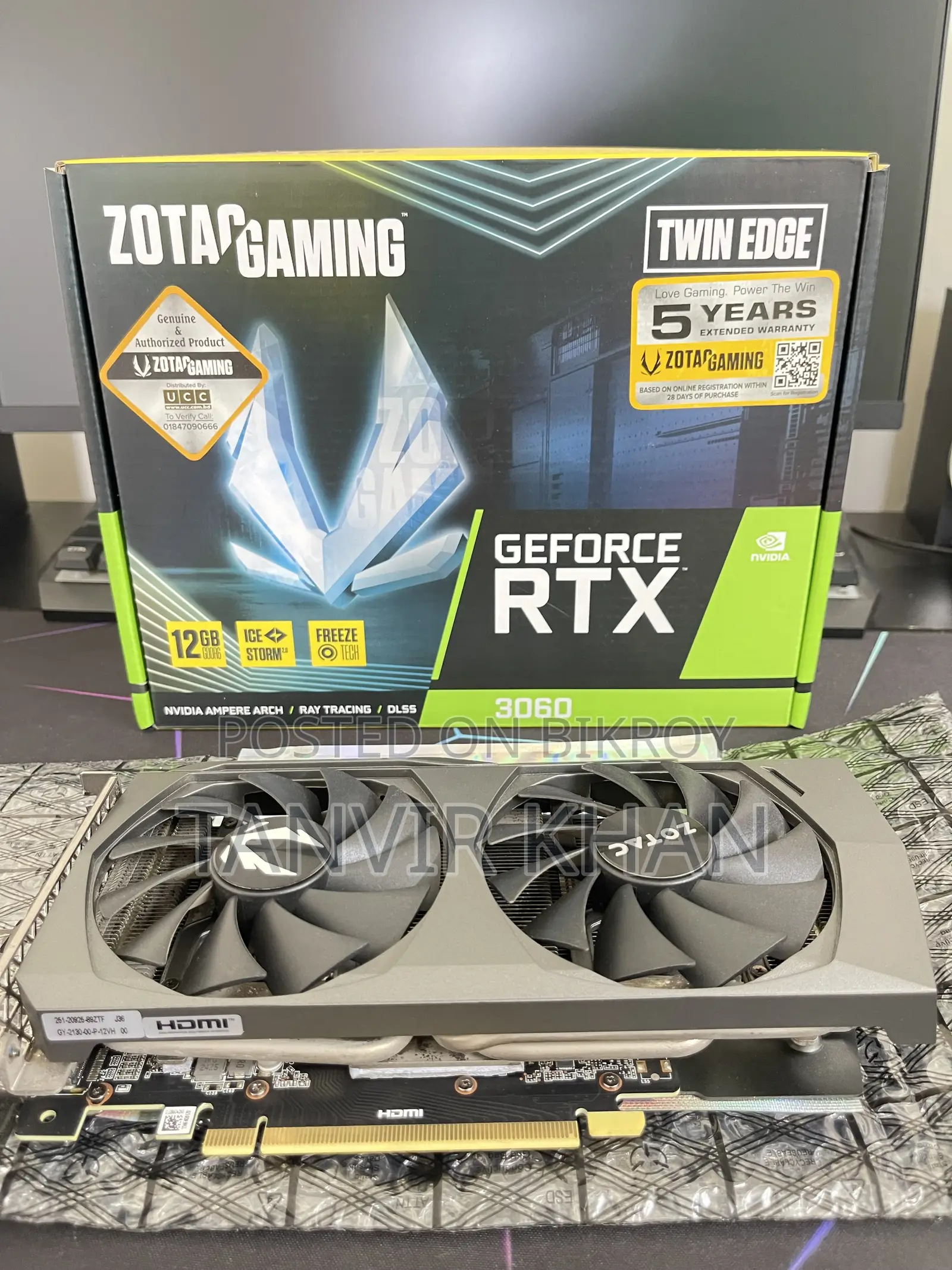 Gpu RTX 3060 12GB
