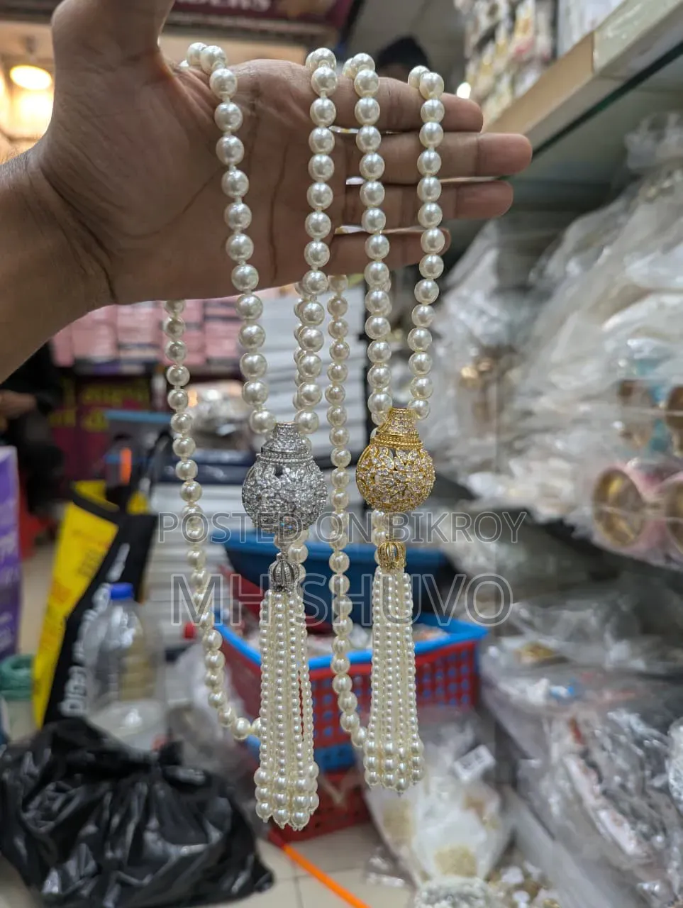 কুন্দনের ডায়মন্ড কাট মালা সেট