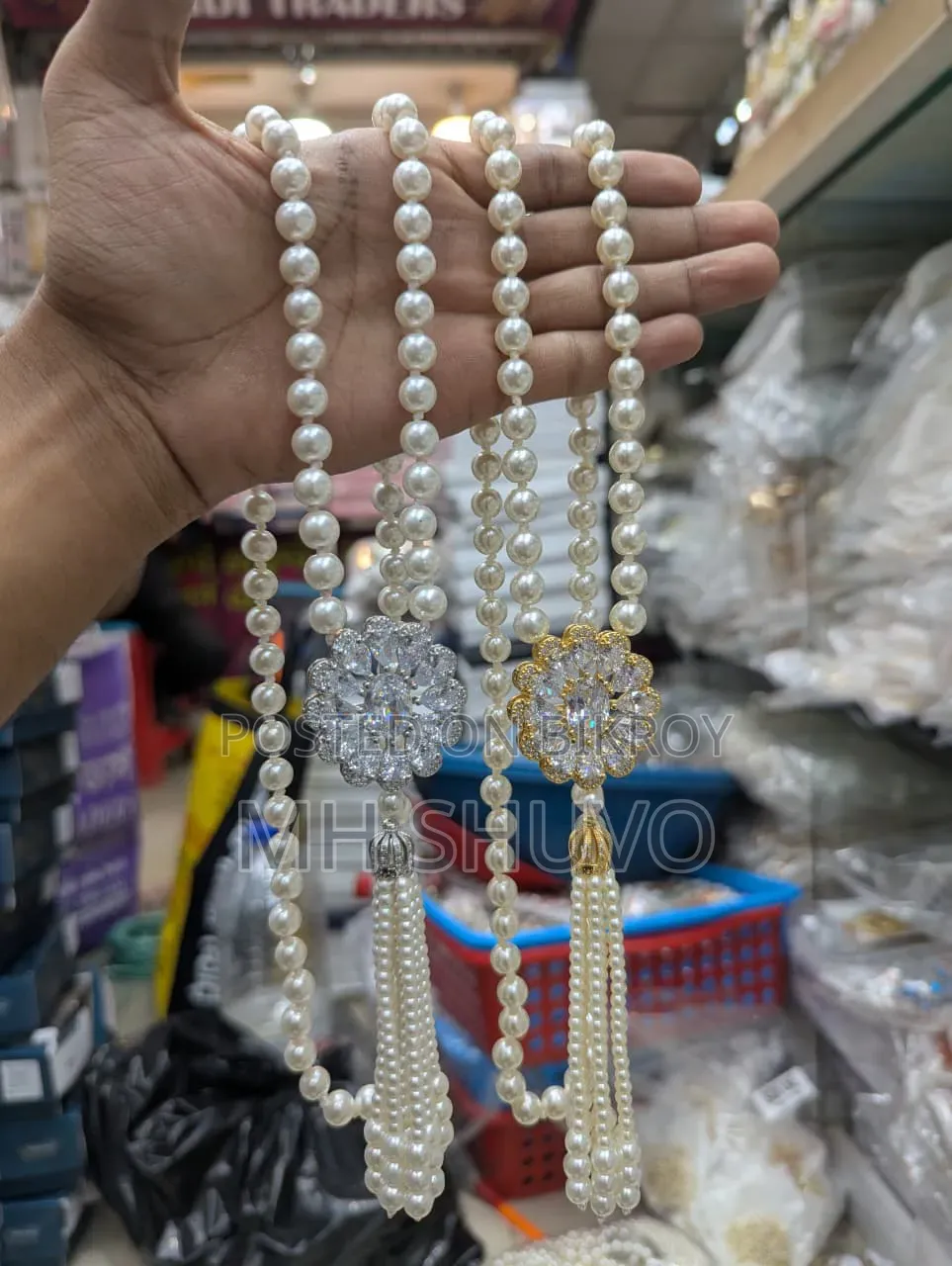 কুন্দনের ডায়মন্ড কাট মালা সেট