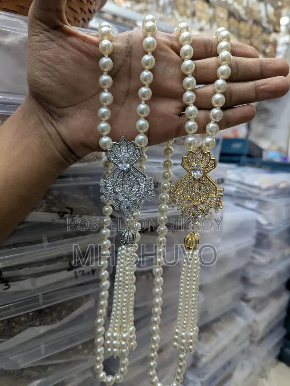 কুন্দনের ডায়মন্ড কাট মালা সেট