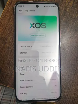 ইনফিনিক্স হট ৬০ প্রো+ ২৫৬ জিবি গ্রাফাইট
