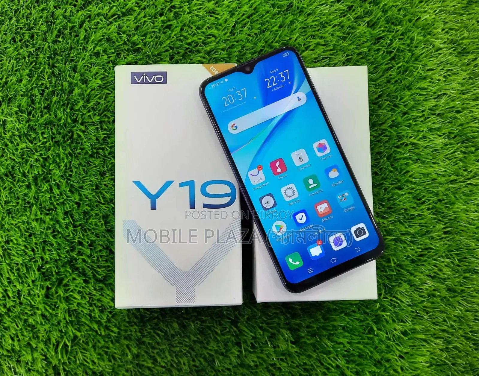 নতুন ভিভো ওয়াই১৯ ১২৮ জিবি নীল