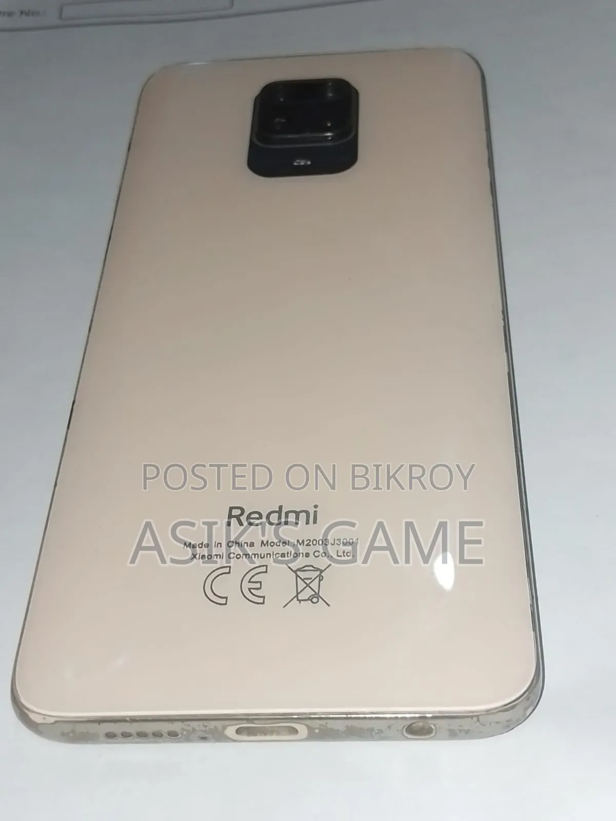 Xiaomi Redmi Note 9 Pro Max 128 GB Gold